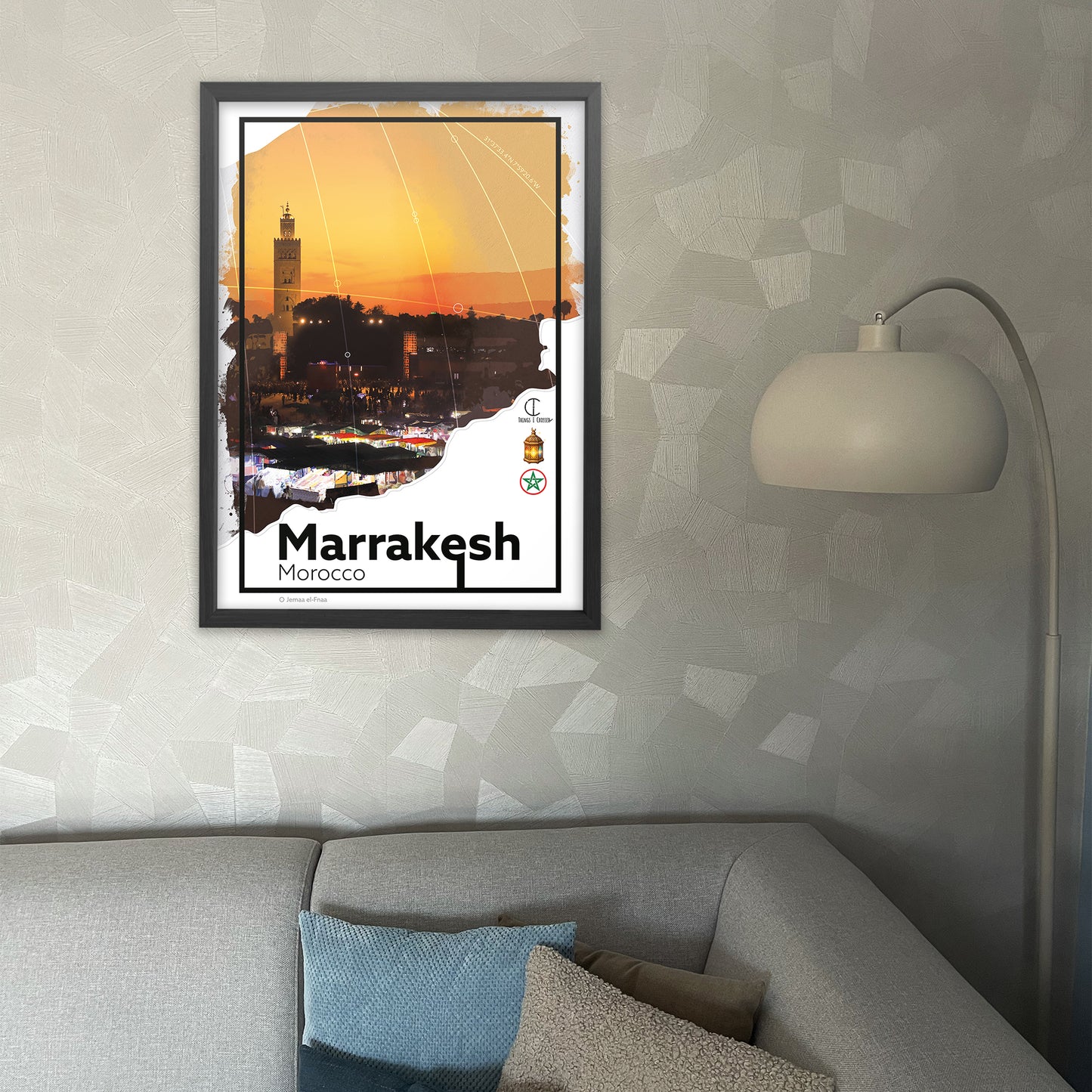 Marrakesh Morocco Travel Poster