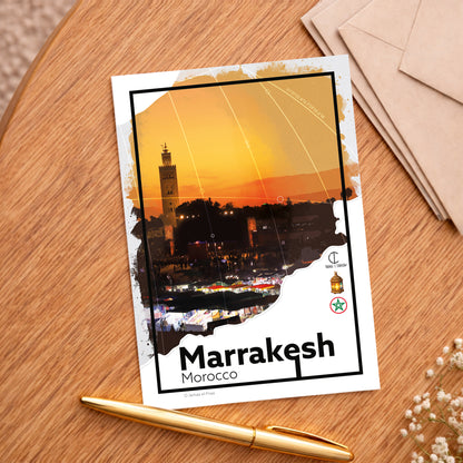 Marrakesh Morocco Travel Poster