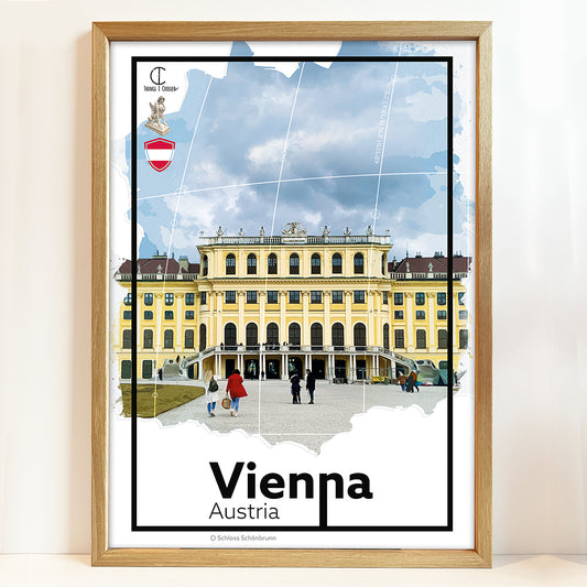 Vienna Austria Travel Poster