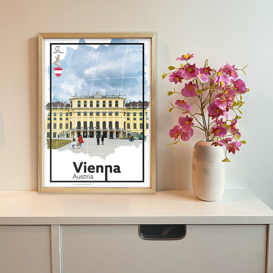 Vienna Austria Travel Poster